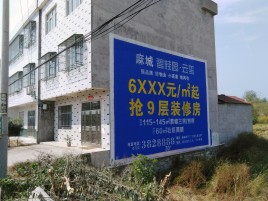 福清墙体广告质量分析